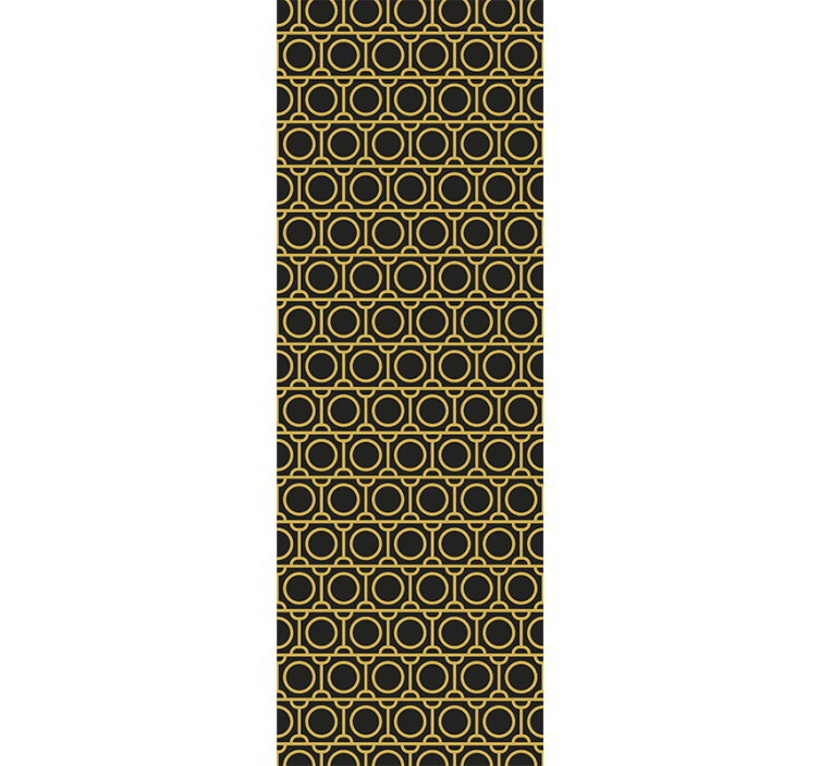 Geometriske ringer tapet geometriske former - Tenstickers