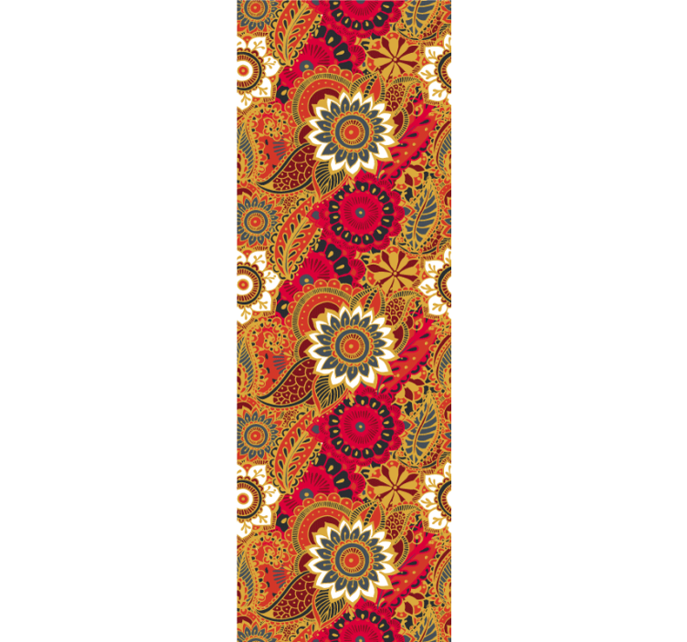 Mandala inspirert tapet pynt - Tenstickers