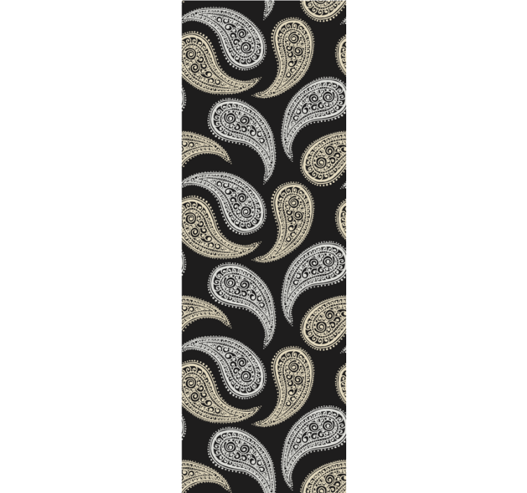 Paisley eleganse tapet pynt - Tenstickers