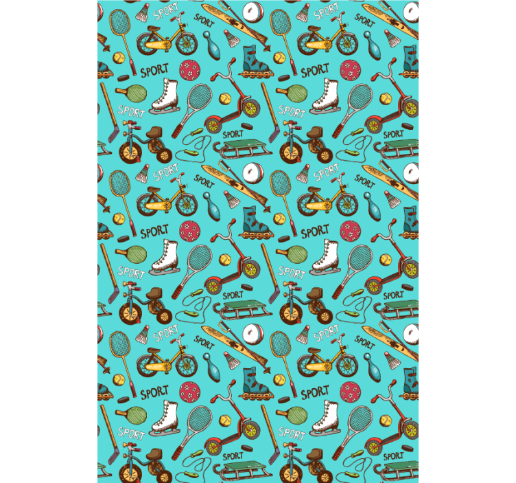 Sports ikoner ungdoms soverom tapet - Tenstickers