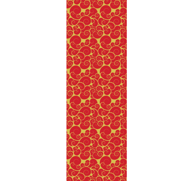 Utsmykket virvlemønster tapet fliser - Tenstickers