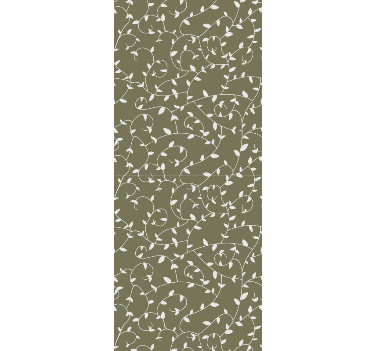 Botaniske virvler tapet pynt - Tenstickers