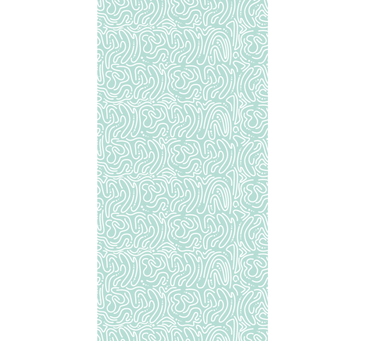 Grønn labyrint tapet abstrakt - Tenstickers