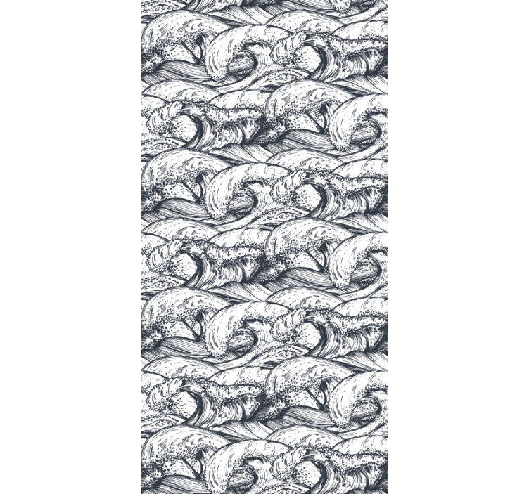 Urolig hav bad tapet - Tenstickers