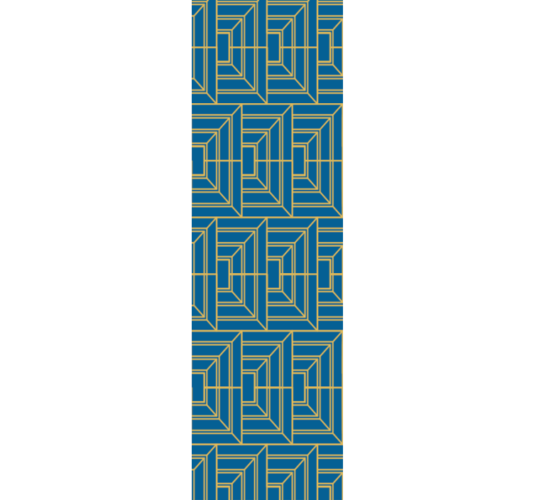 Gulllinjer med blå bakgrunn - Tenstickers