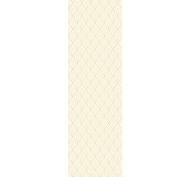 Moderne gul diamantform mønster tapet - Tenstickers