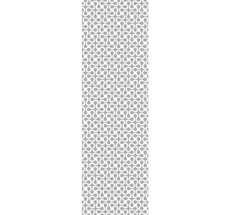 Geometriske bølgelengder tapet grå - Tenstickers