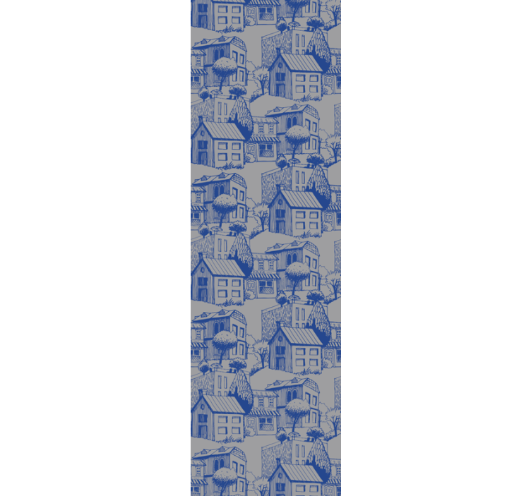 Urban skisse illustrasjon tapet byer - Tenstickers