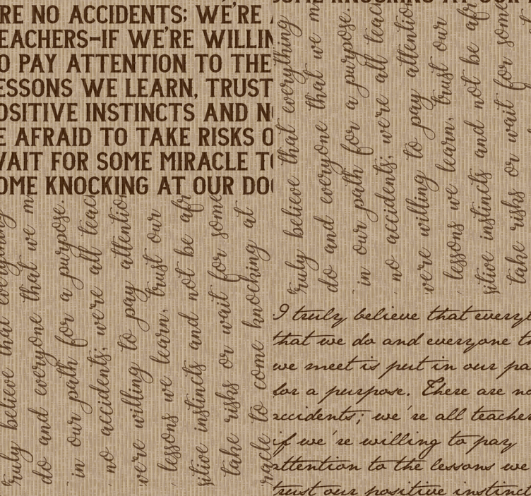 Hva vi tror brev tapet - Tenstickers