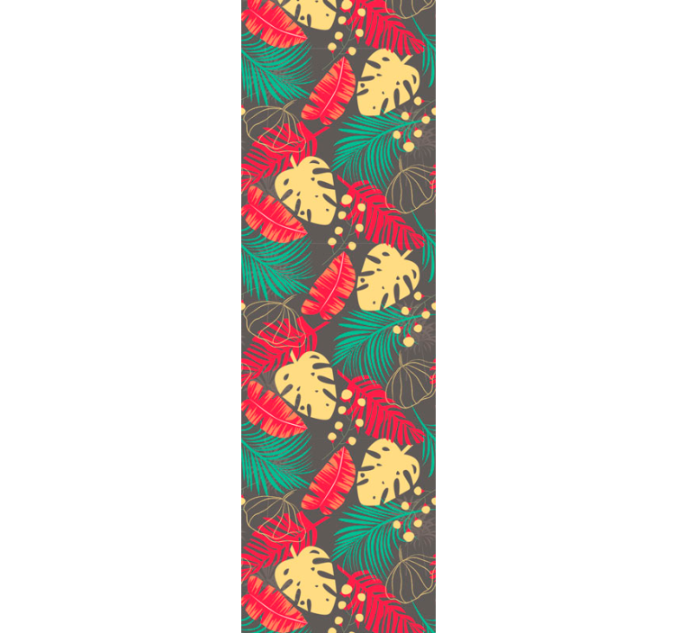 Tropisk monstera-motiv tapet jungel - Tenstickers