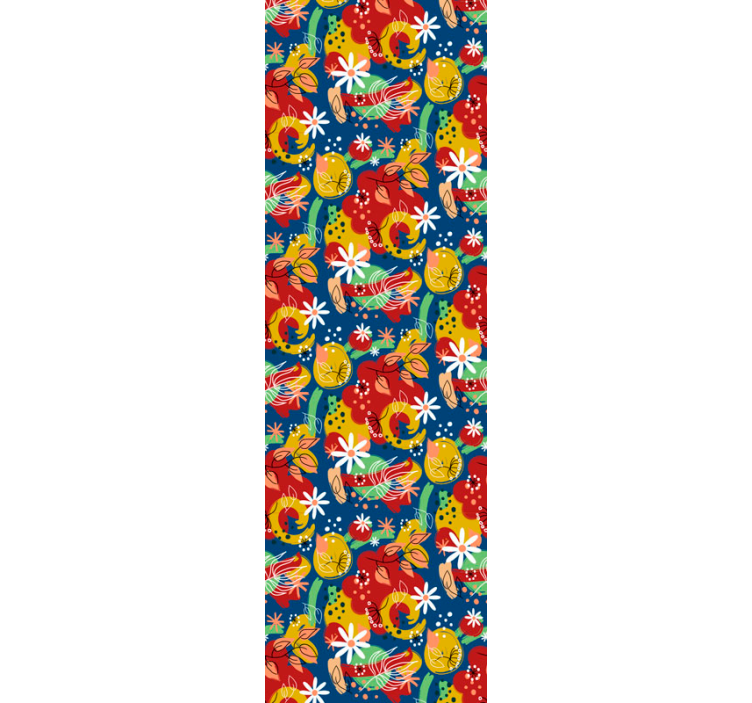 Fruktig skvett tapet abstrakt - Tenstickers