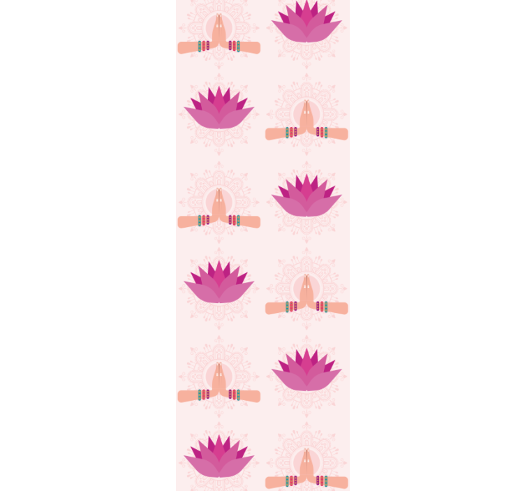 Namaste lotus tapet moderne - Tenstickers