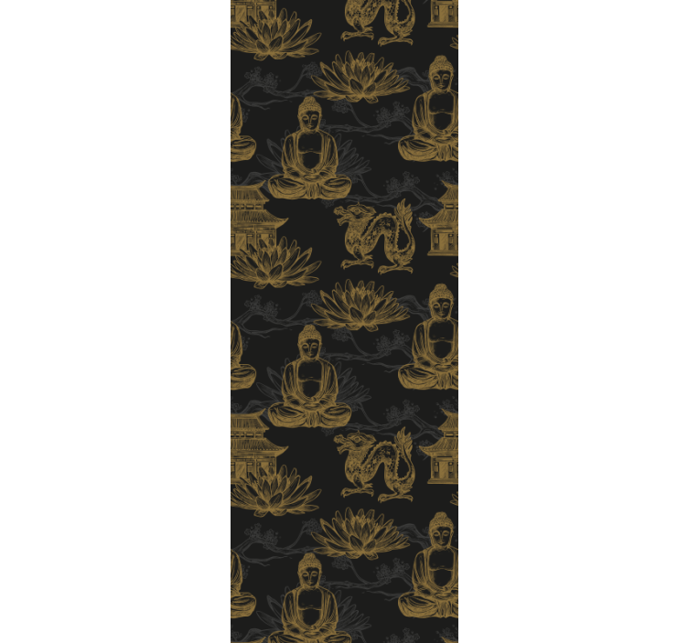 Buddhistisk ikonografi tapet gift - Tenstickers