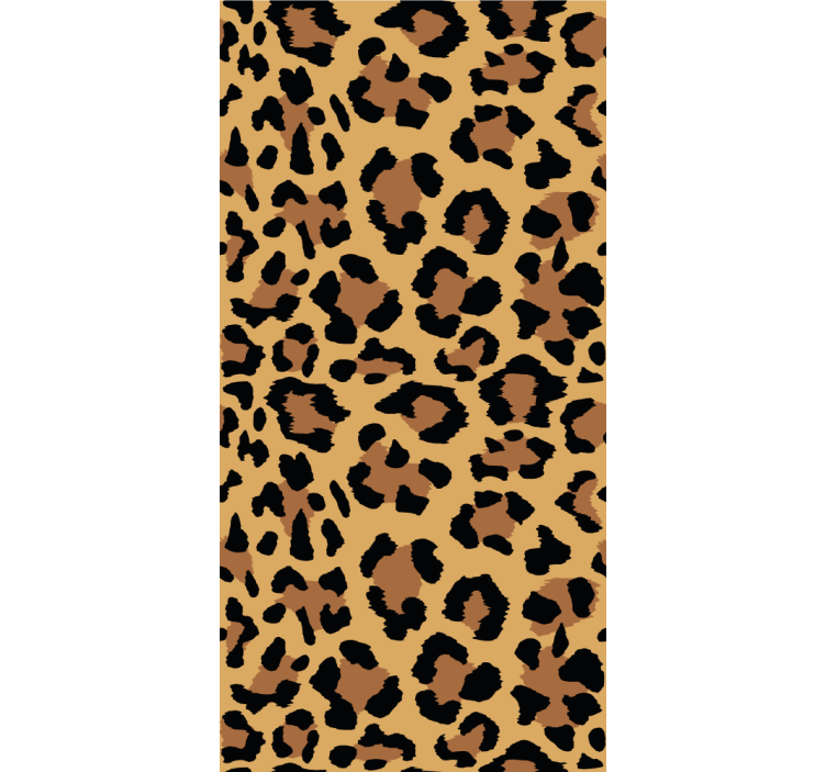 Leopardflekkmønster leopard tapet - Tenstickers