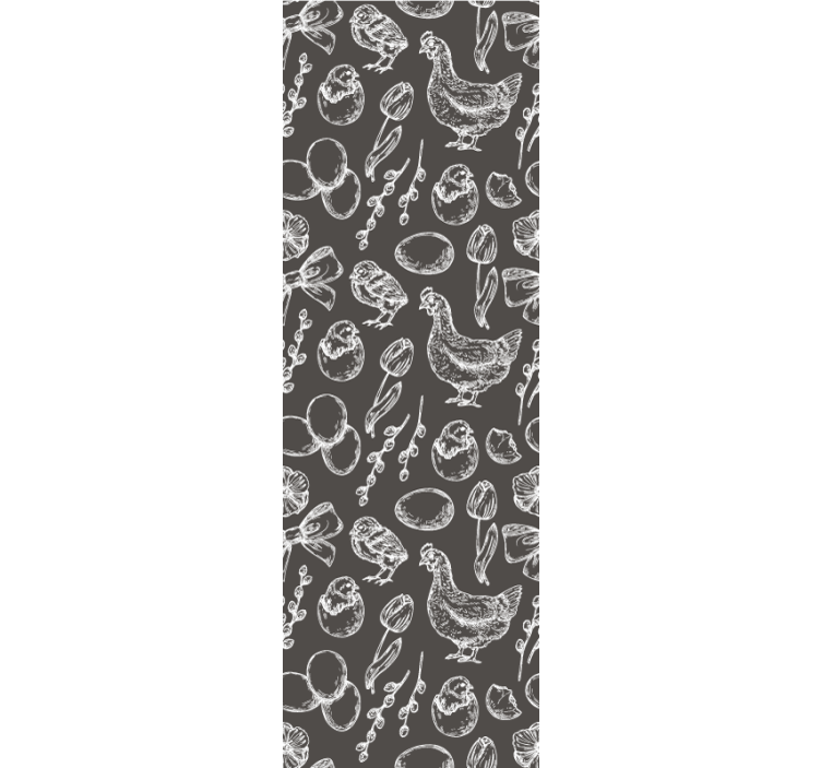 Rustikk kjøkkenskisse tapet kjøkken - Tenstickers