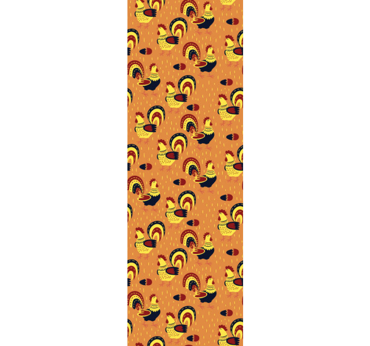 Hane mønster tapet dyr - Tenstickers