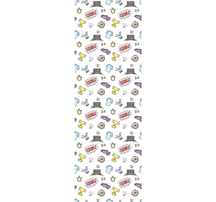 Morsomt fotballtema tapet baby - Tenstickers