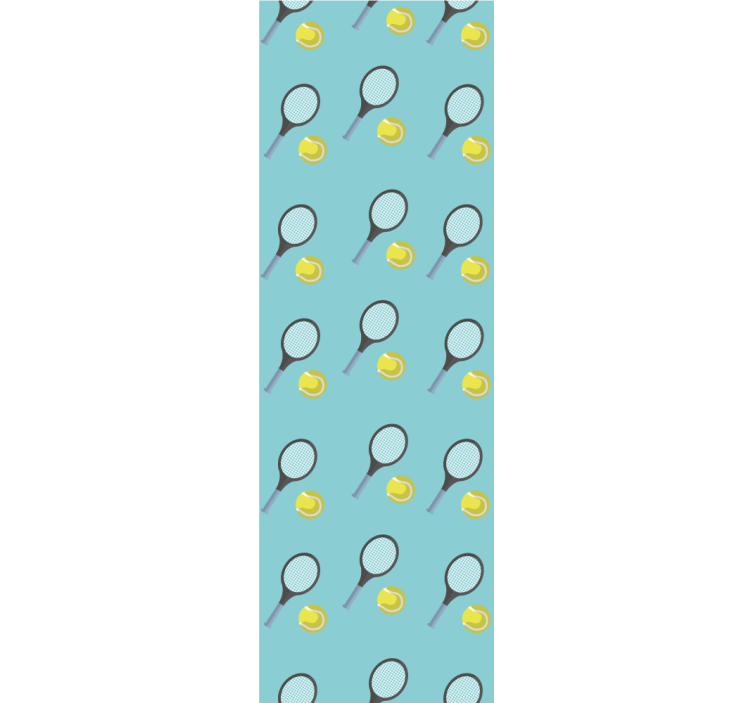 Tennismønster tapet kunst - Tenstickers