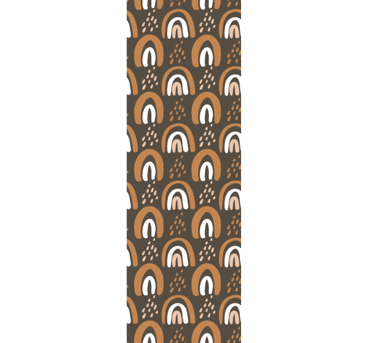 Geometrisk buemotiv tapet geometriske former - Tenstickers