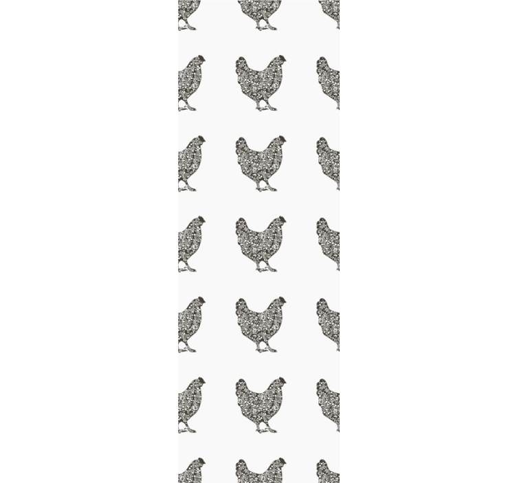 Fjærfe mønster tapet dyr - Tenstickers