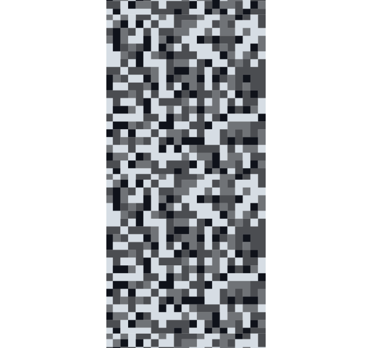 Geometrisk pikselering tapet abstrakt - Tenstickers