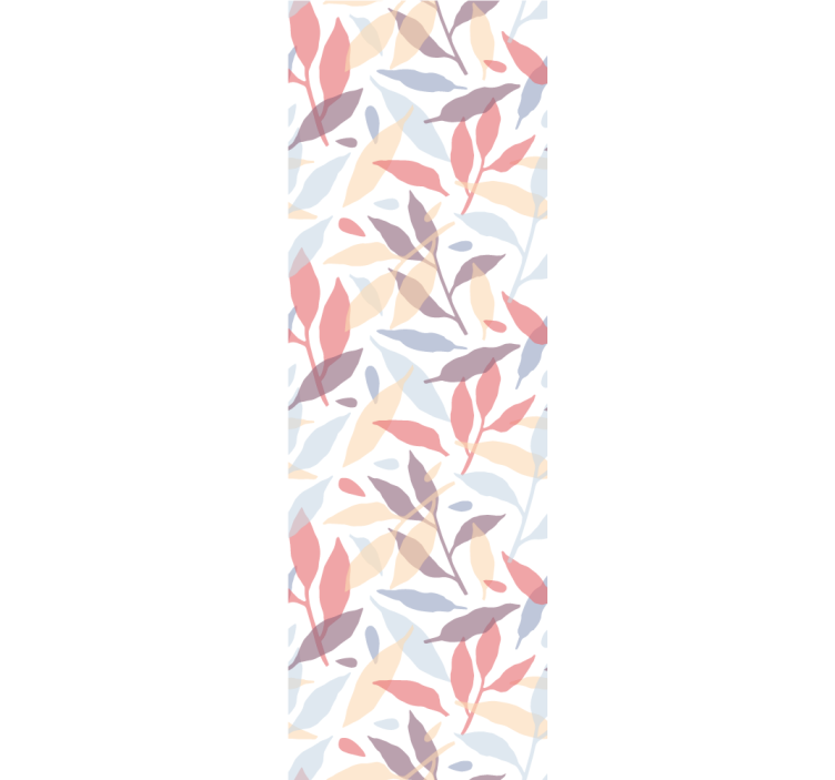 Fargerike tregrener tapet gift - Tenstickers