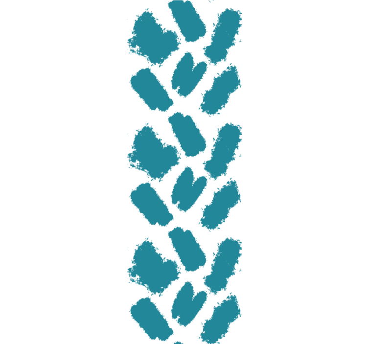 Teksturerte penselstrøk tapet abstrakt - Tenstickers