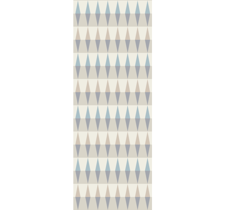 Stilisert diamantmønster tapet geometriske former - Tenstickers