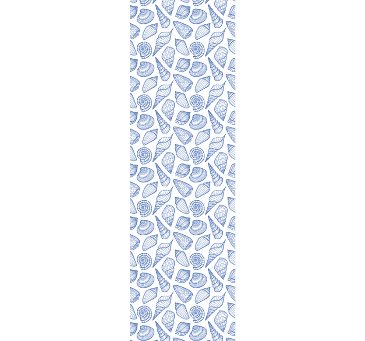 Geometriske bladmønstre tapet pynt - Tenstickers