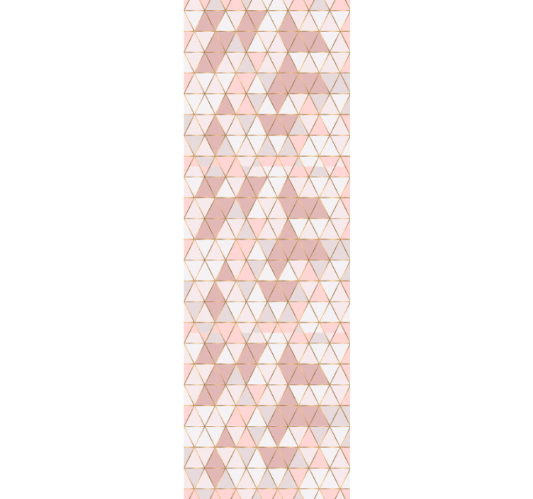 Geometrisk trekantet tapet trekant - Tenstickers