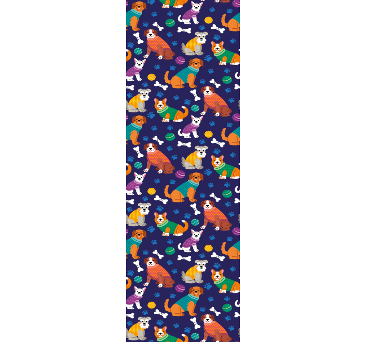 Lekne kjæledyrmønstre tapet med dyr - Tenstickers