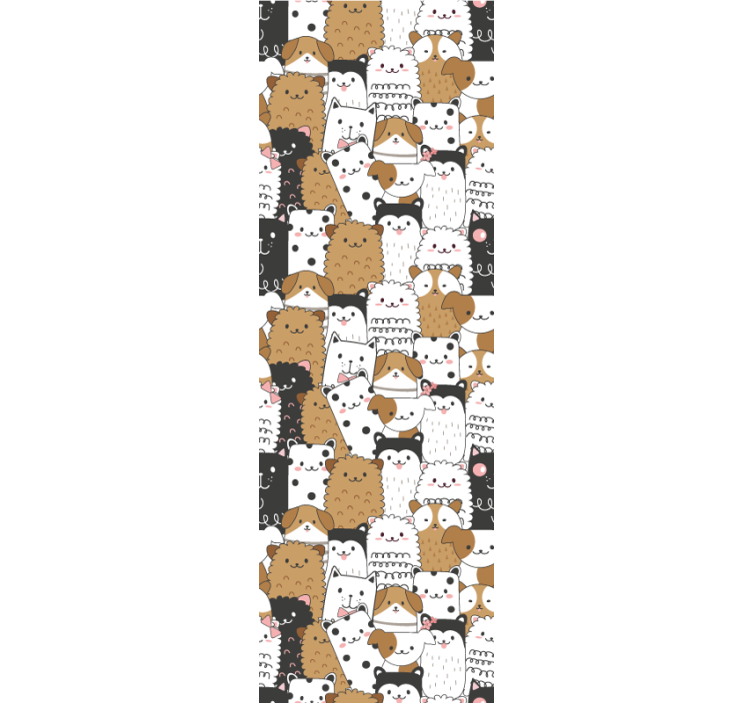 Lekende kattemotiv katt tapet - Tenstickers