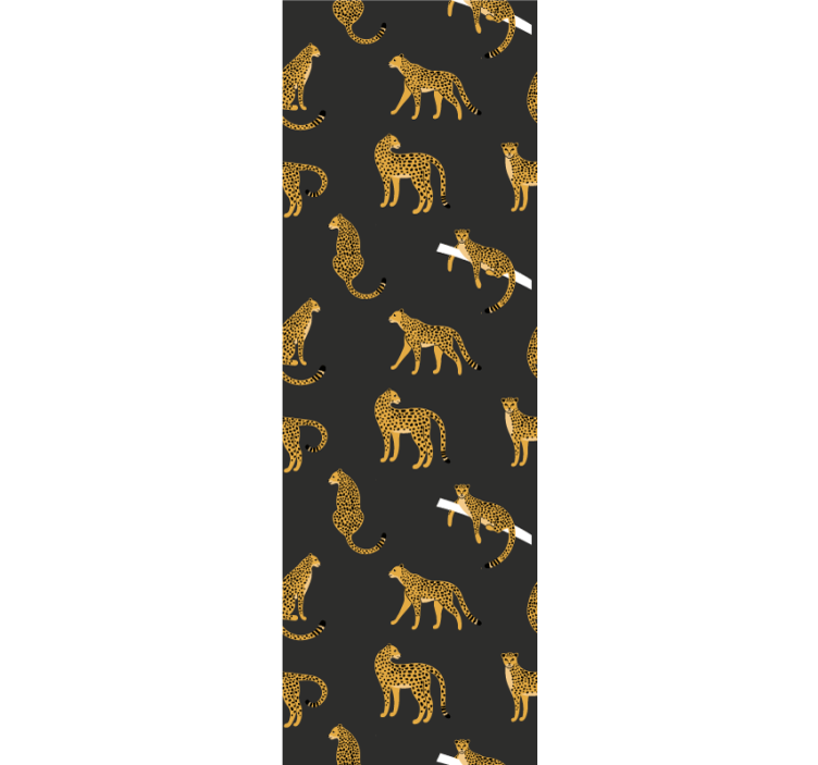 Leopardflekker motiv leopard tapet - Tenstickers