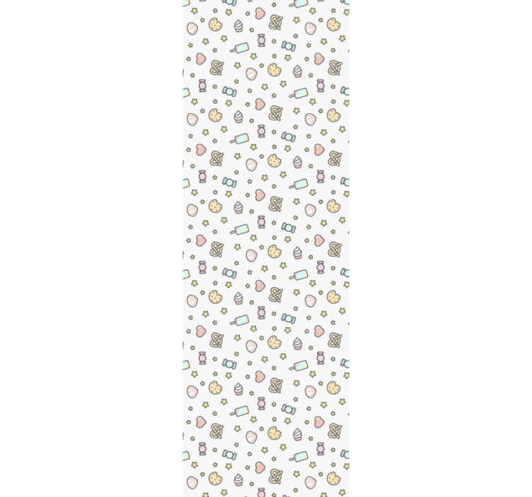 Søtsaker-inspirert mønster tapet baby - Tenstickers