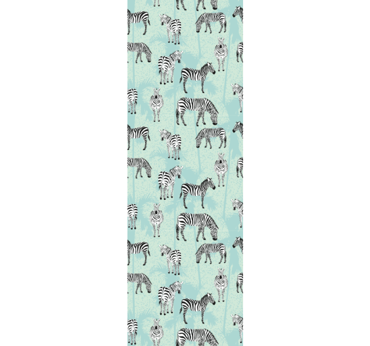 Sebra mønstre Sebra tapet - Tenstickers