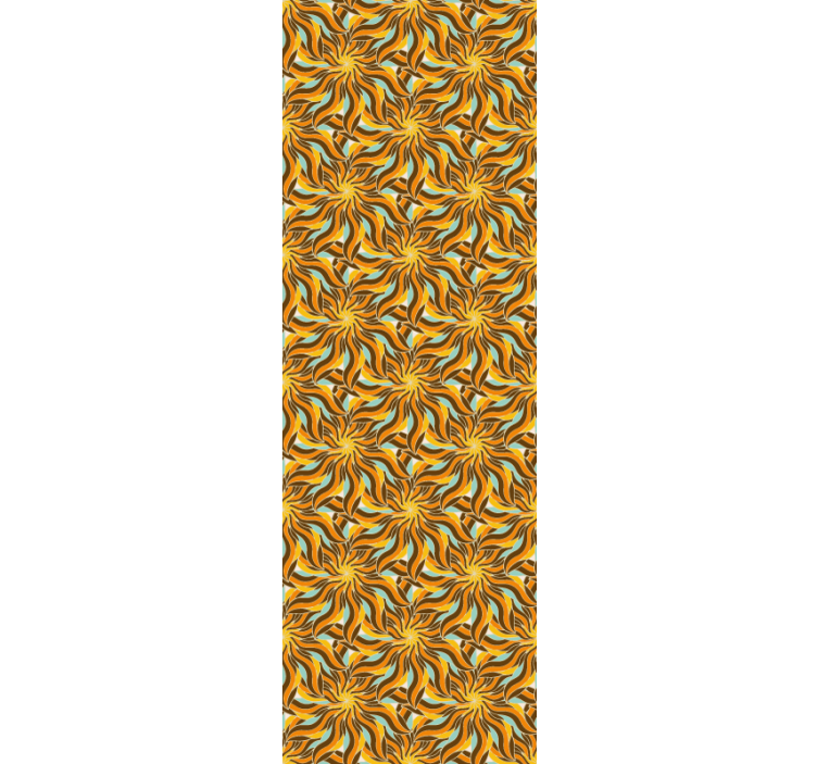 Sol og skyer 70-tallet tapet vintage - Tenstickers