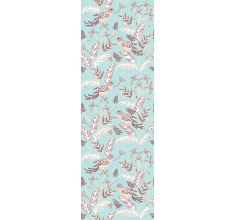 Fjærkledde venner fugletapet - Tenstickers