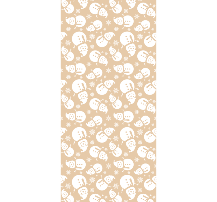 Snødekt mønster tapet natur - Tenstickers