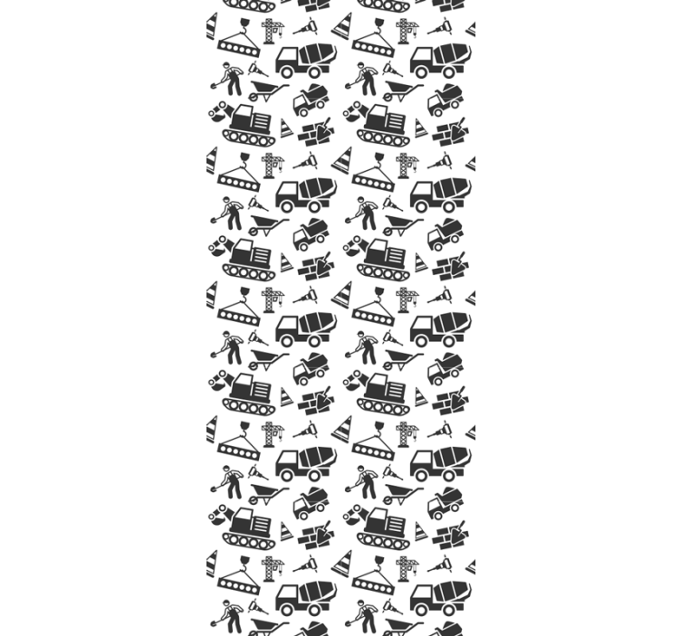 Konstruksjonsmotiv industrielle tapeter - Tenstickers