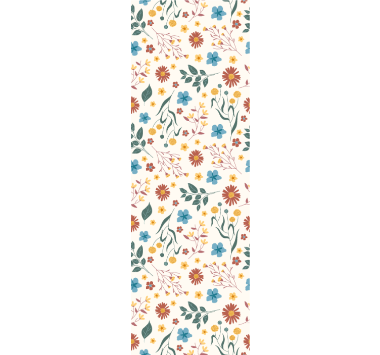 Forskjellige blomster og planter tapet blomster - Tenstickers