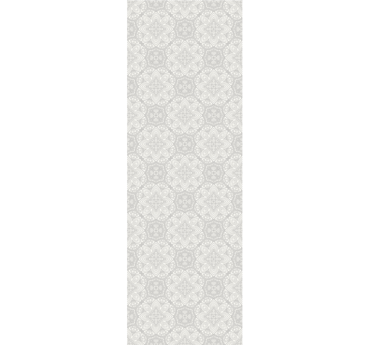 Intrikate blomster tapet pynt - Tenstickers