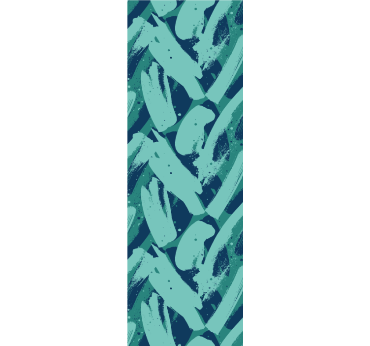 Tapet abstrakt penselstrøk mønster - Tenstickers