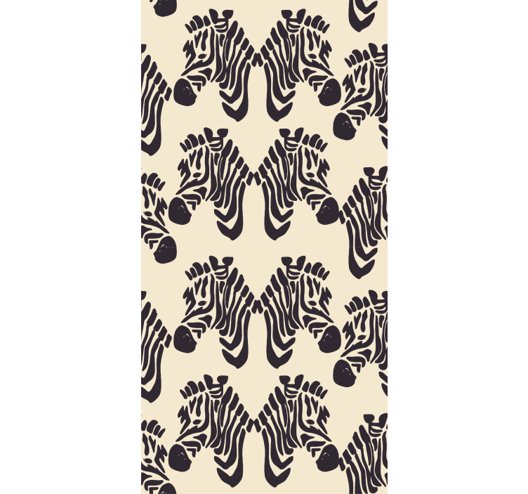 Sebra mønster design Sebra tapet - Tenstickers