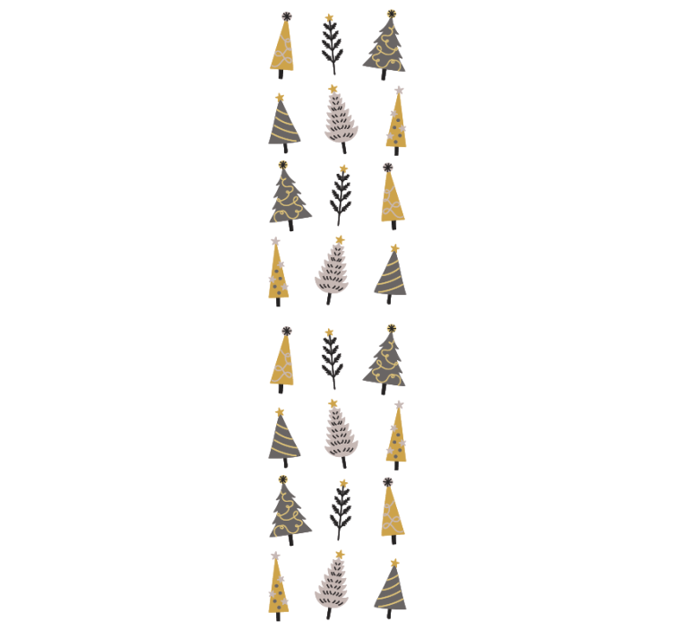 Ferie tre mønster jul tapet - Tenstickers