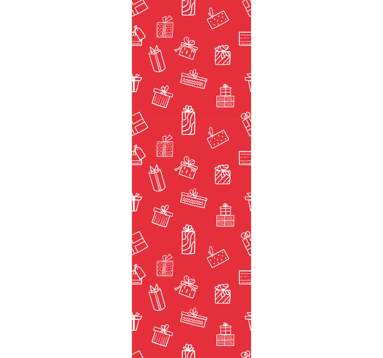 Gavemønster motiv jul tapet - Tenstickers
