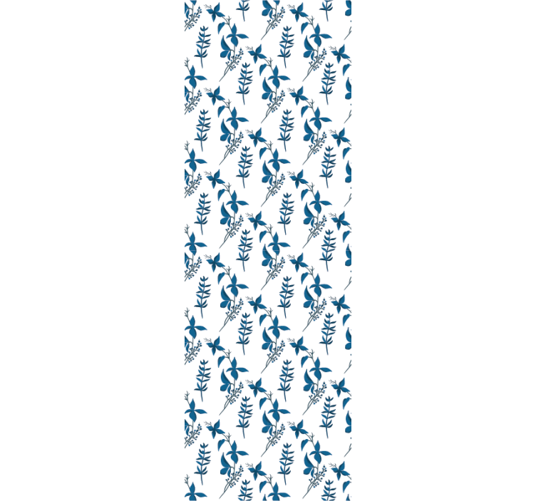 Skånsom botanisk sammensetning tapet blomster - Tenstickers