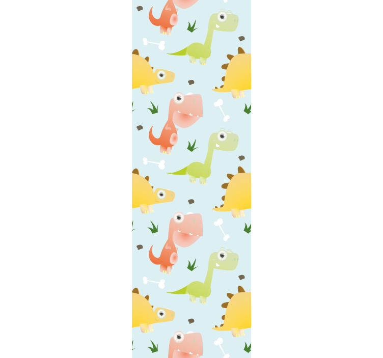 Lekne dinosaurmønstre dinosaur tapet - Tenstickers
