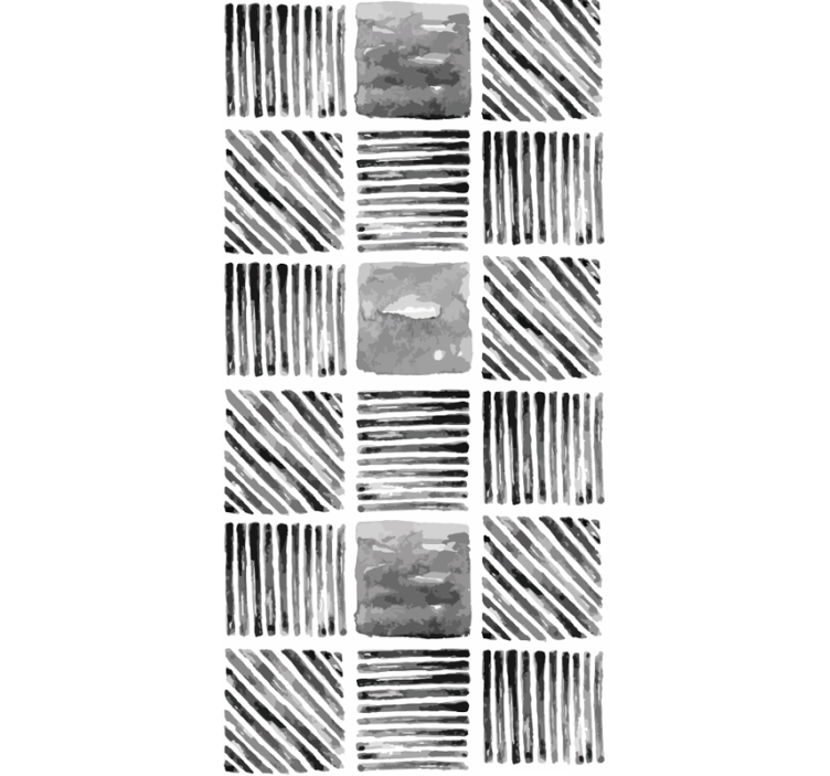 Abstrakte geometriske blokker tapet geometriske former - Tenstickers