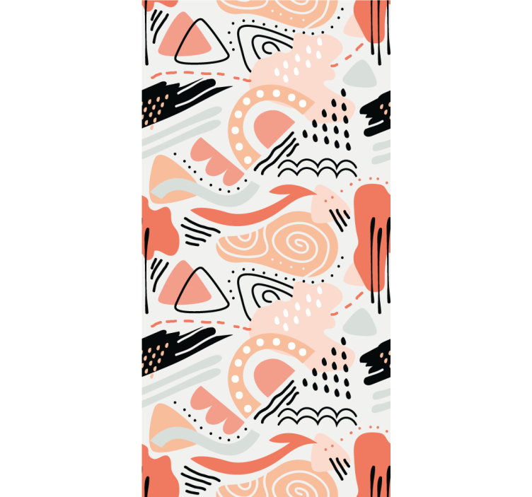 Abstrakte former tapet abstrakt - Tenstickers