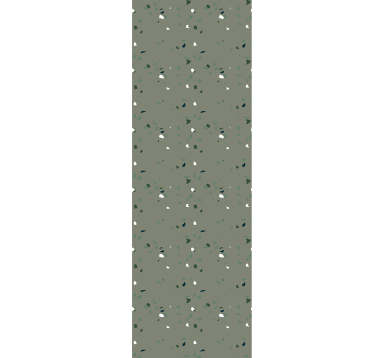 Botanisk konfetti tapet grønne blader - Tenstickers